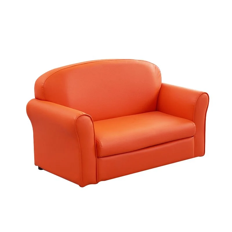 Divano moderno con braccioli arrotolati standard con schienale stretto per bambini Clearhalo