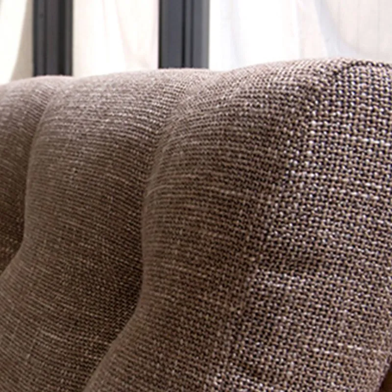 Divano moderno con braccioli quadrati standard con schienale diviso e trapuntato moderno della metà del secolo Clearhalo