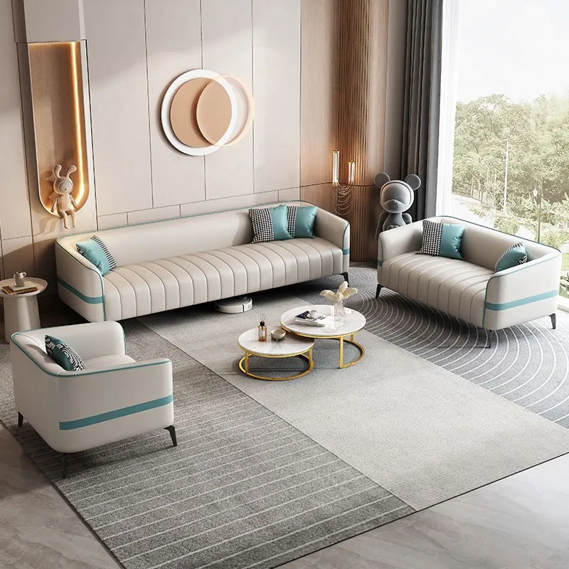Divano moderno con braccioli smoking ecopelle da 25,6" per soggiorno Clearhalo