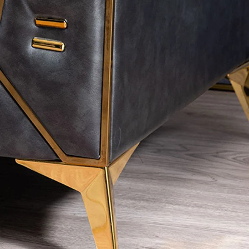 Divano moderno con schienale cucito e bracciolo smoking per appartamento Clearhalo