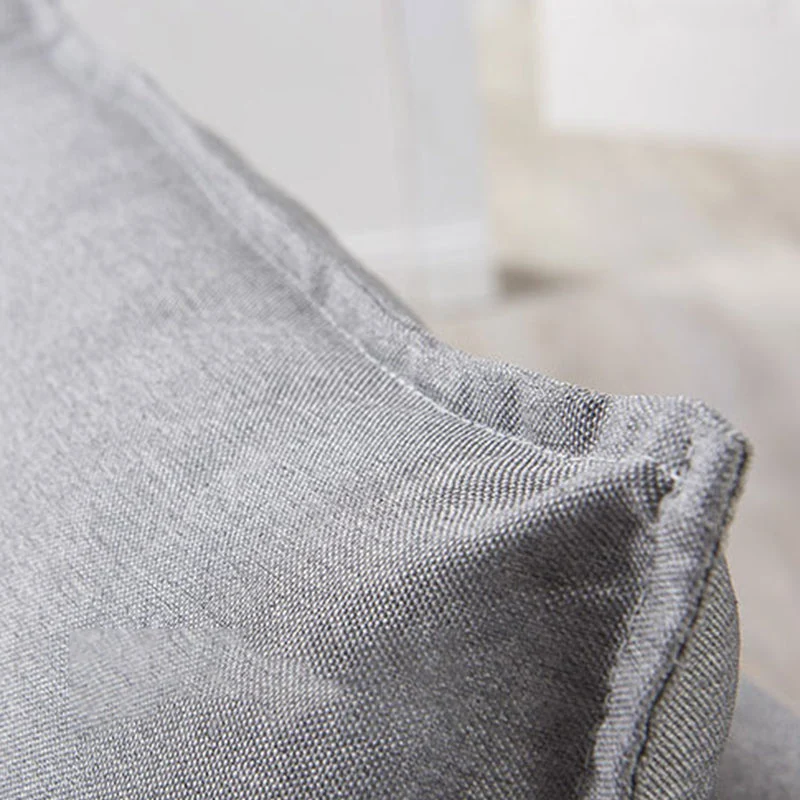 Divano moderno tessuto con schienale ampio Divano con braccioli inclinati e gambe legno Clearhalo
