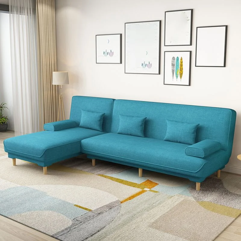 Divano moderno tessuto/ecopelle con bracciolo pillow top per soggiorno Clearhalo