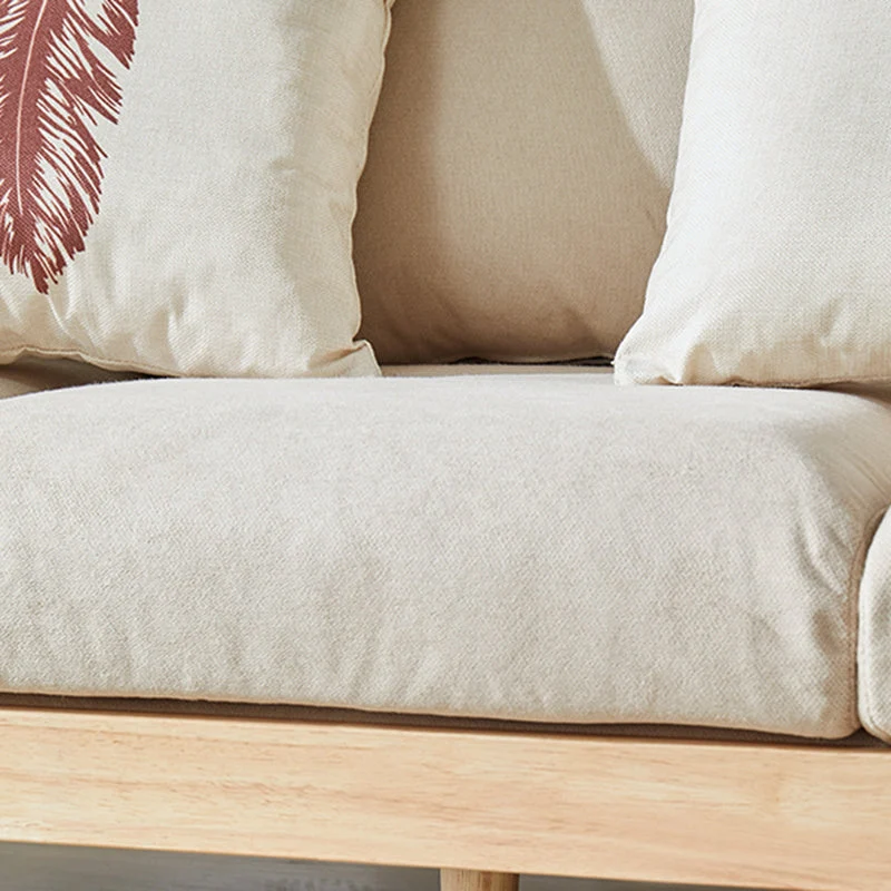 Divano 3 posti lana con cuscini schienale e bracciolo pillow top Clearhalo