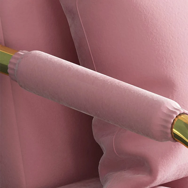 Divano 3 posti velluto con 3 cuscini e bracciolo pillow top per appartamento Clearhalo