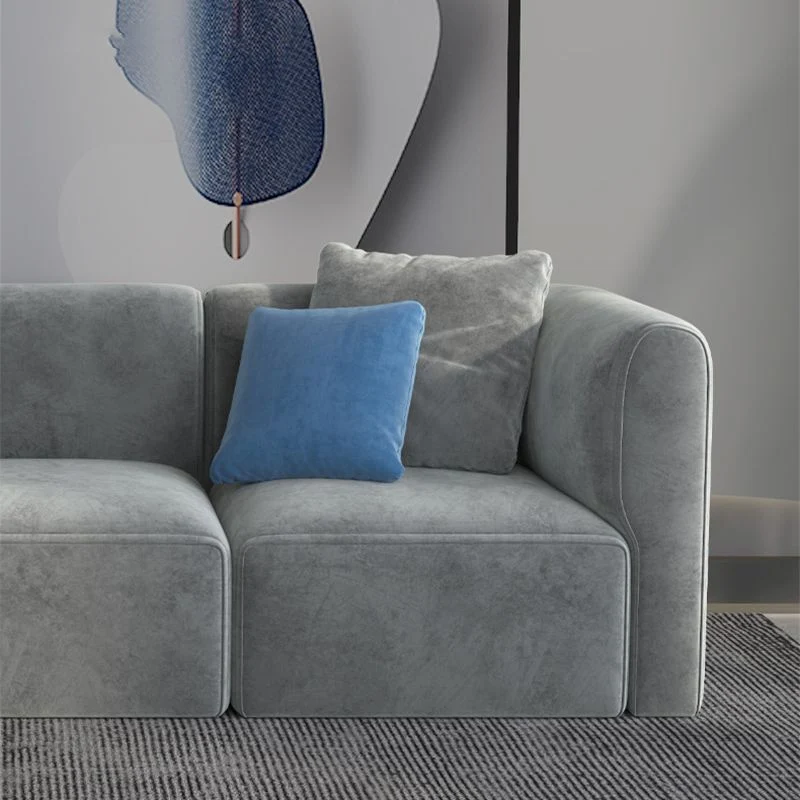 Divano scandinavo da 27,6" grigio chiaro per soggiorno e appartamento Clearhalo