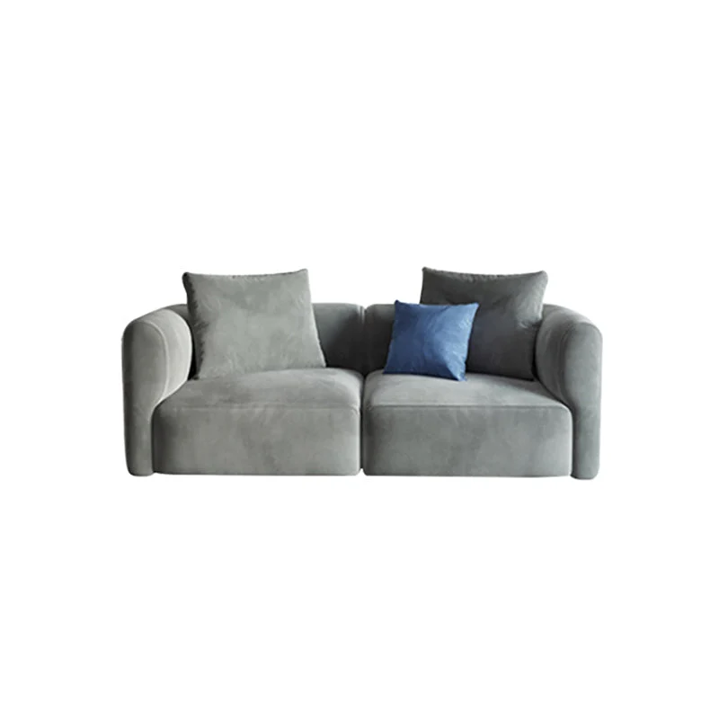 Divano scandinavo da 27,6" grigio chiaro per soggiorno e appartamento Clearhalo