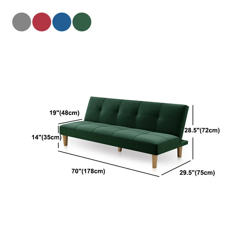 Divano senza braccioli 29,52 "P x 28,34" H Divano trasformabile per soggiorno Clearhalo