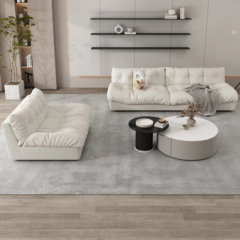 Divano senza braccioli da 35,43" L x 30,70" H Divano standard contemporaneo con schienale biscotto Clearhalo