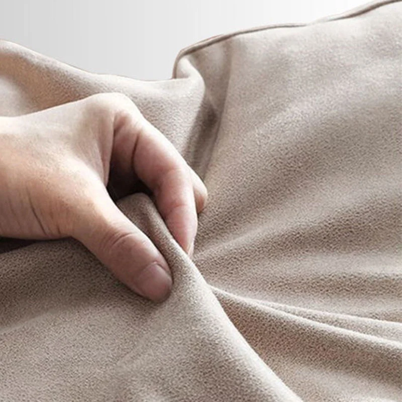 Divano senza braccioli velluto bianco Divano moderno con schienale capitonnè per soggiorno Clearhalo