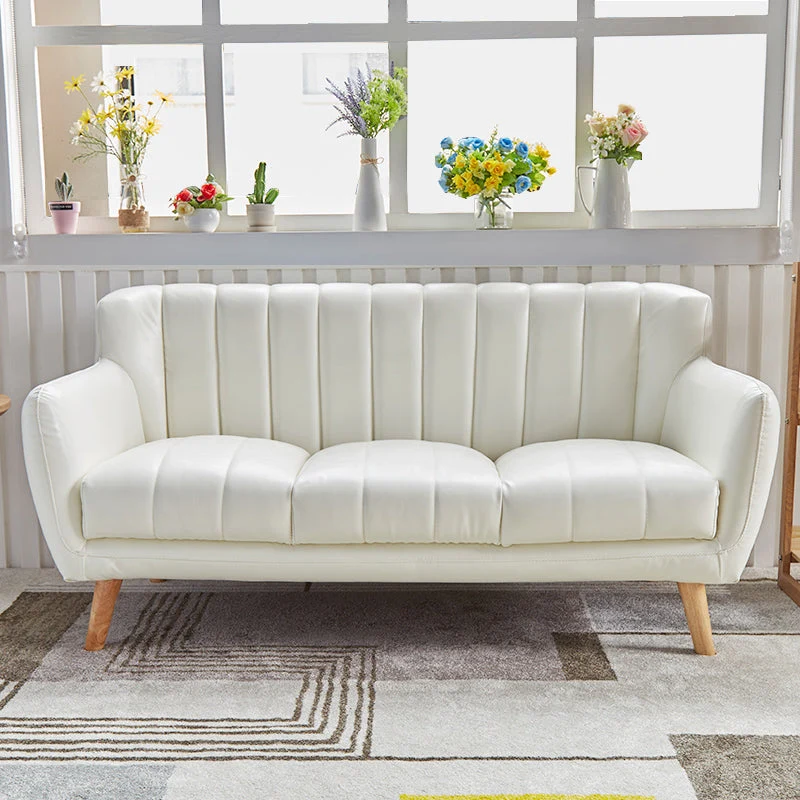 Divano standard con schienale cucito antimacchia ecopelle Clearhalo