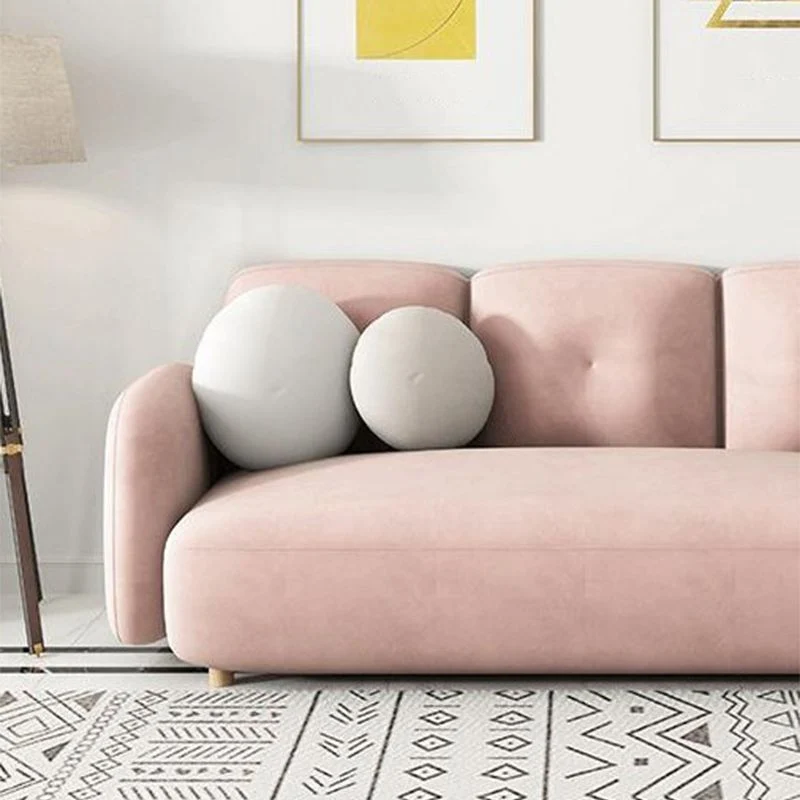 Divano standard contemporaneo da 28,74 pollici con braccioli quadrati larghi per soggiorno Clearhalo
