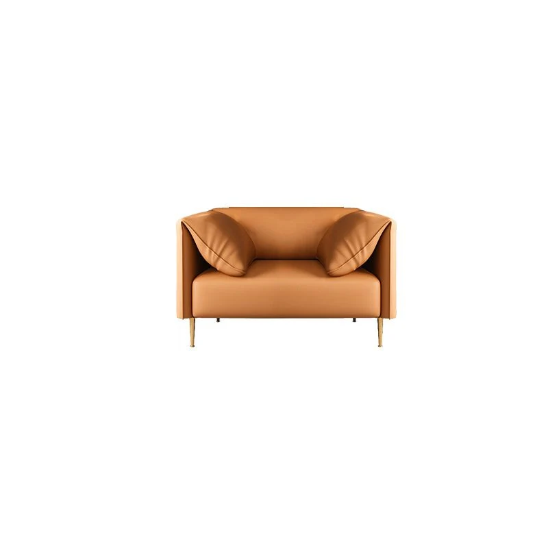 Divano standard moderno con braccioli con cuscino ecopelle Divano standard per soggiorno, appartamento Clearhalo