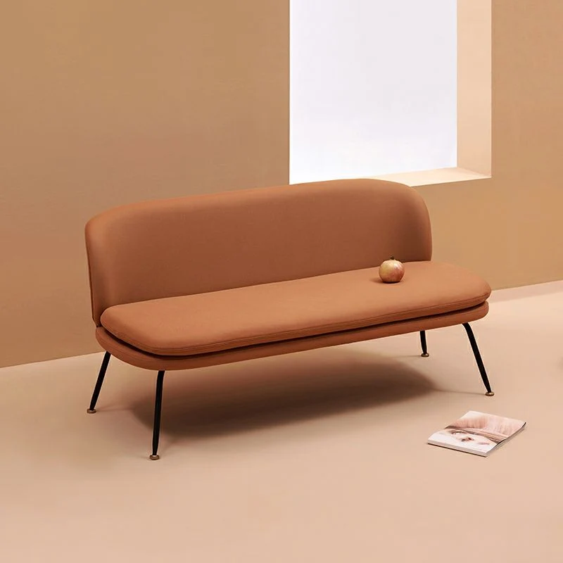 Divano standard moderno con schienale stretto e resistente alle macchie ecopelle Clearhalo