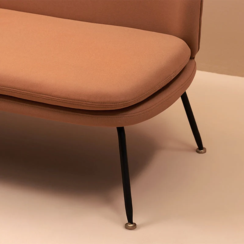 Divano standard moderno con schienale stretto e resistente alle macchie ecopelle Clearhalo