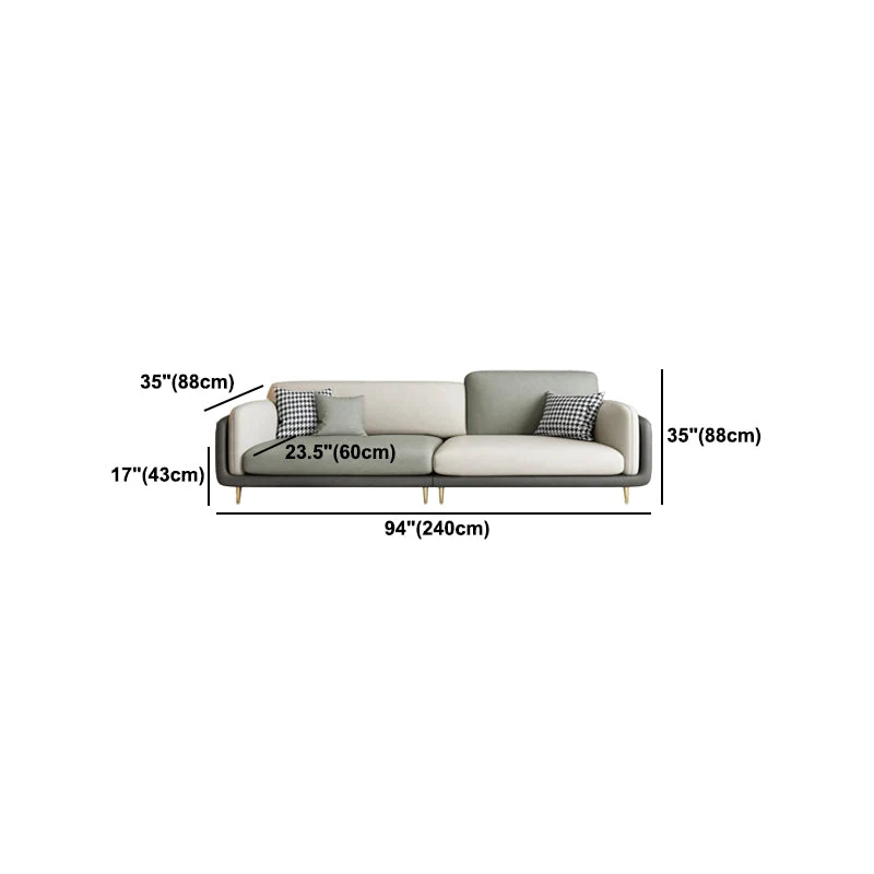 Divano standard moderno ecopelle antimacchia Clearhalo