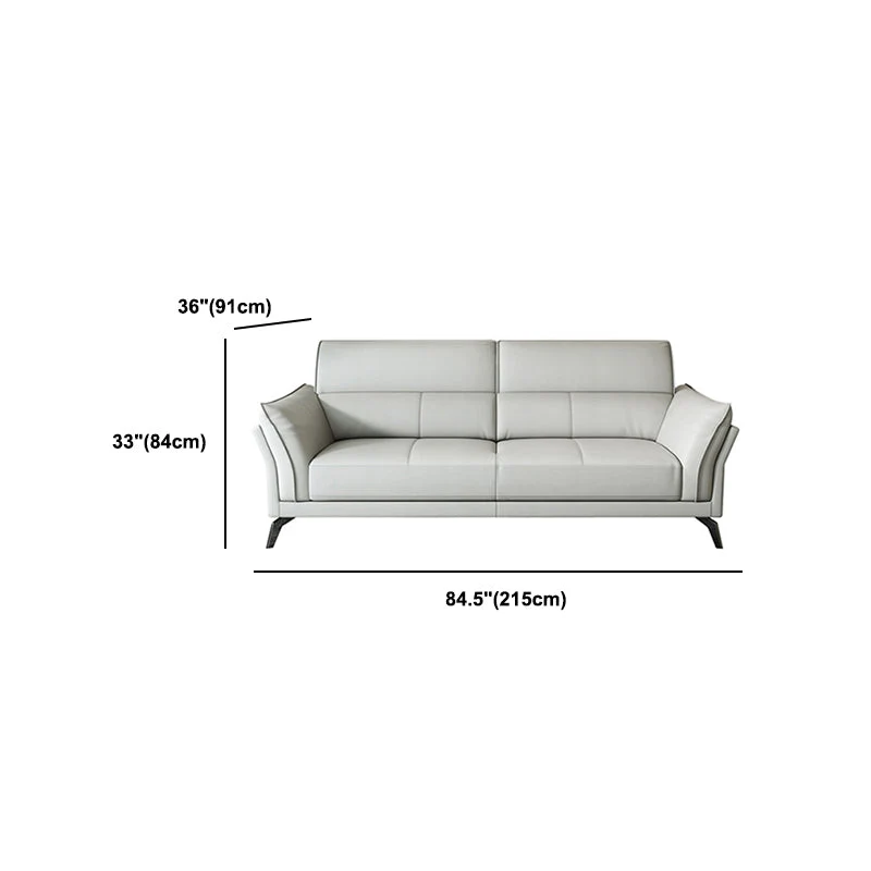 Divano standard moderno pelle resistente alle macchie Clearhalo