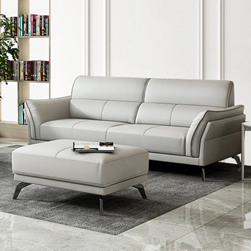Divano standard moderno pelle resistente alle macchie Clearhalo