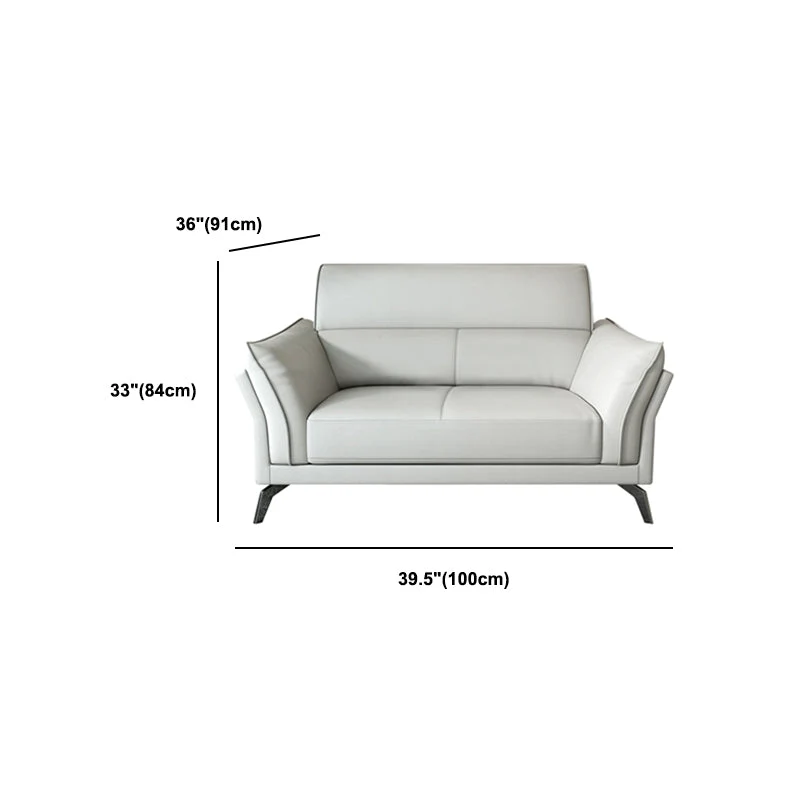 Divano standard moderno pelle resistente alle macchie Clearhalo