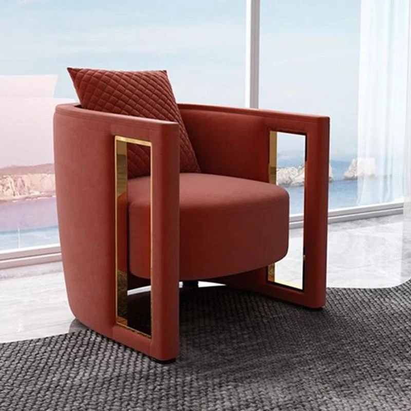 Divano stile moderno con cuscini e braccioli smoking lana/ecopelle Clearhalo