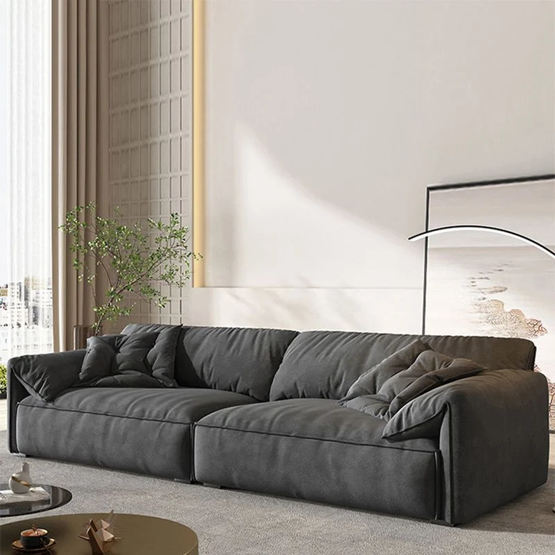 Divano stile moderno, cuscino lattice/spugna imbottito con schienale per divano letto Clearhalo