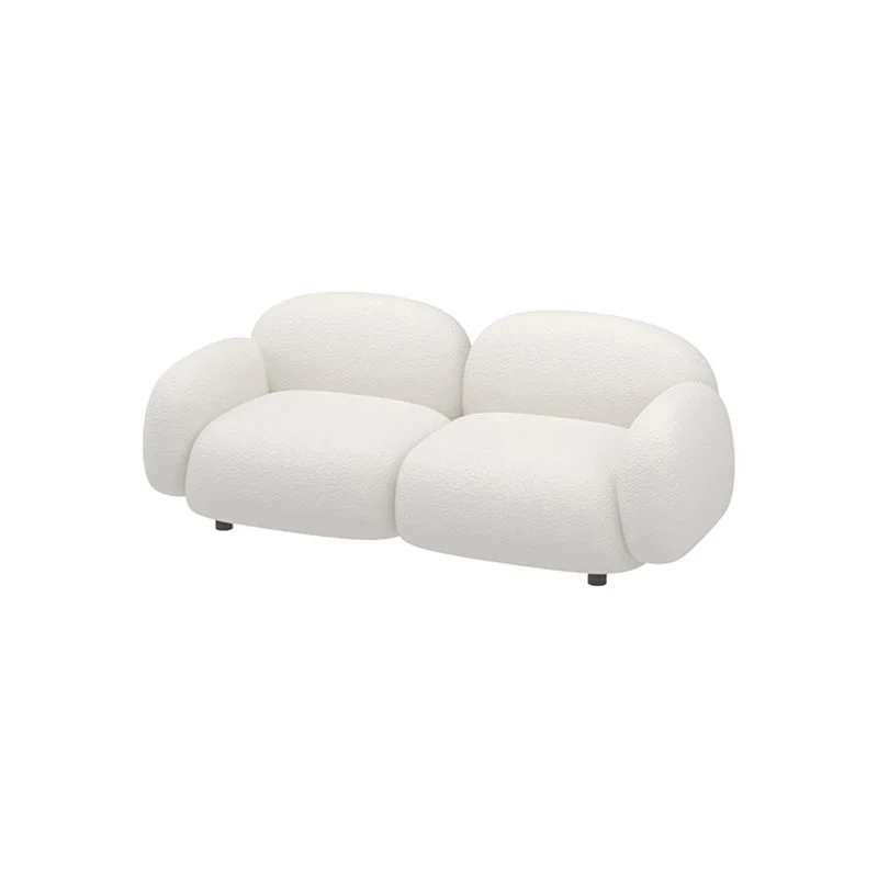 Divano stile moderno, schienale imbottito velluto, cuscini spugna, riempiono il divano letto Clearhalo