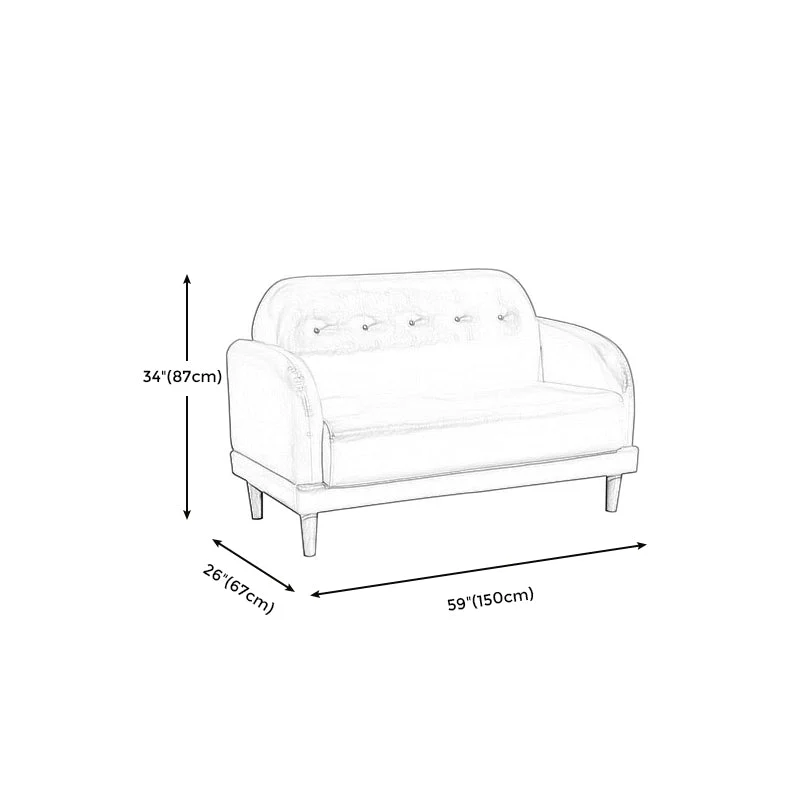 Divano trapuntato ecopelle con braccioli quadrati standard con schienale diviso Clearhalo