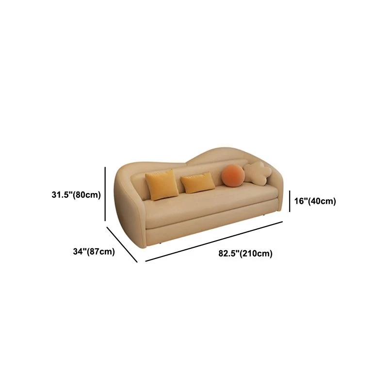 Divano trasformabile Divano letto ecopelle con bracciolo inclinato bianco Clearhalo