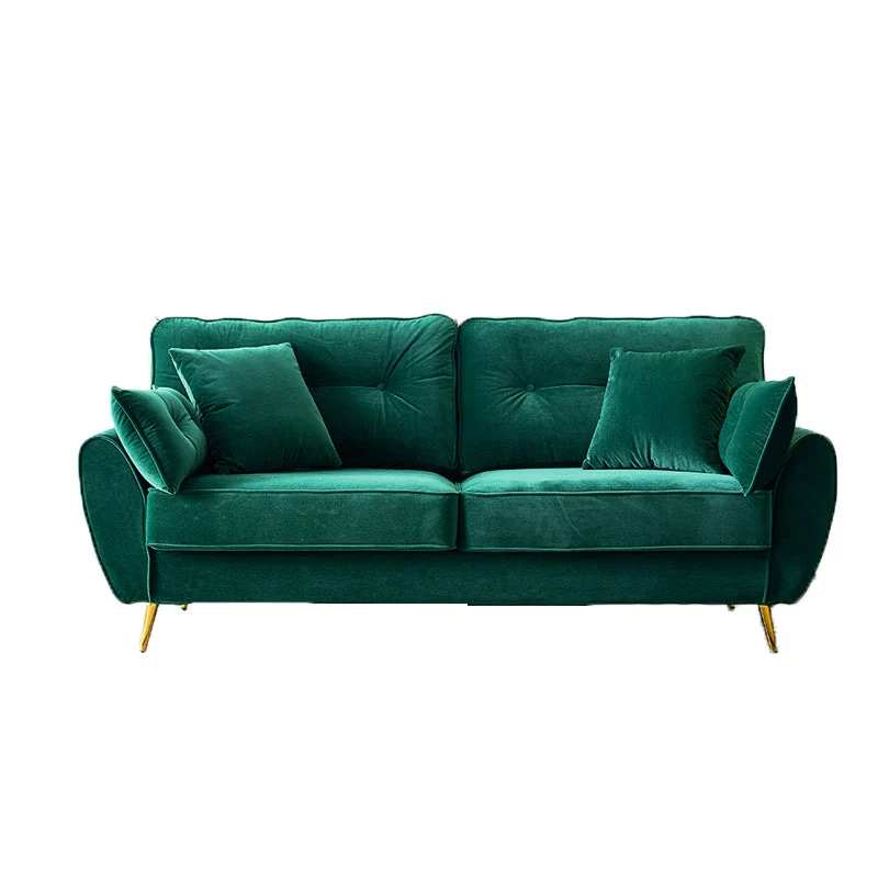 Divano trasformabile standard moderno con braccioli svasati, 63,38" L x 35,82" P x 34,64" Clearhalo