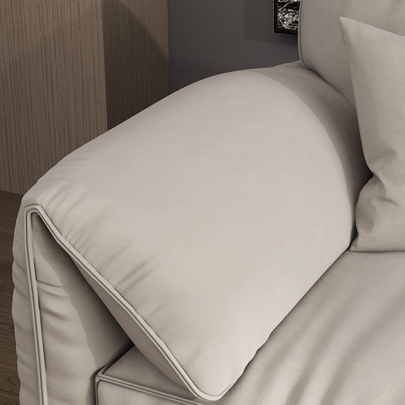 Divano velluto da 90 cm di profondità x 80 cm di altezza con bracciolo imbottito per soggiorno Clearhalo