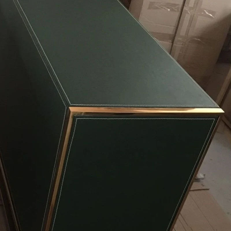 Glam, credenza colorata, mobile server con contenitori aperti per sala da pranzo Clearhalo