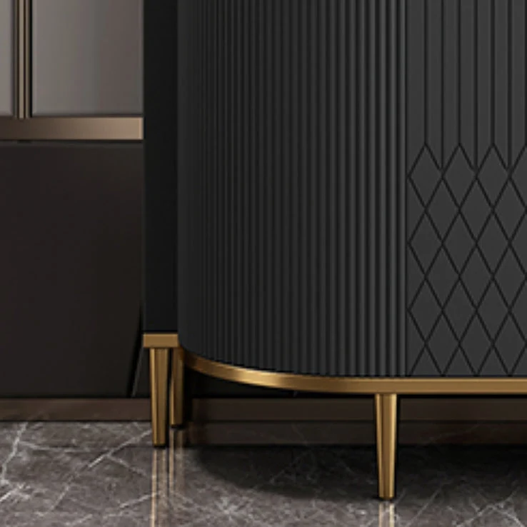 Glam Credenza Mobile Credenza Marmo con Ante per Cucina Clearhalo