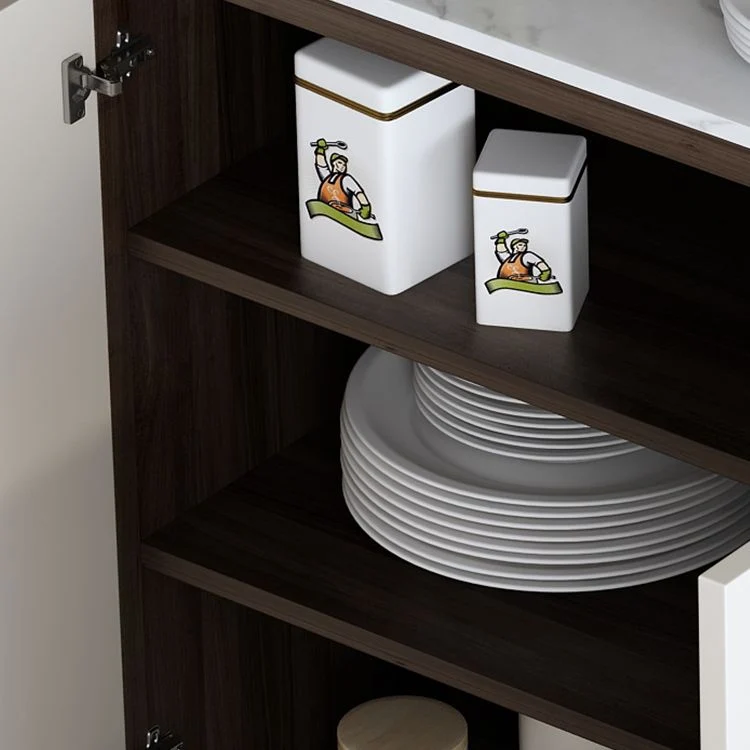 Glam Credenza Mobile Credenza Pietra Tavolo con Gambe per Cucina Clearhalo