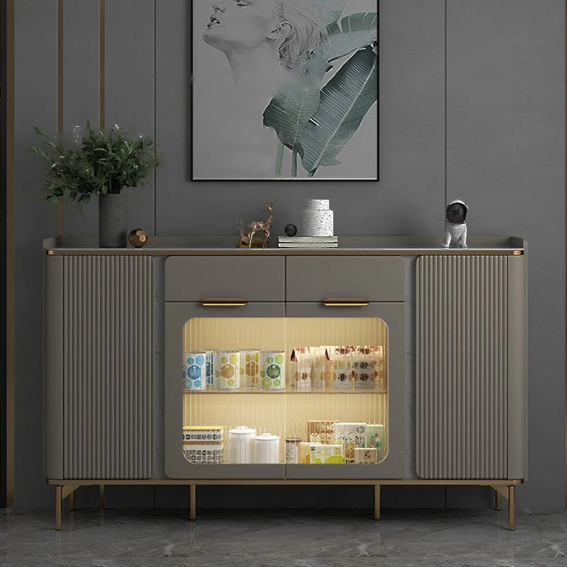 Glam Credenza Mobile Pietra Credenza con Cassetti per Soggiorno Clearhalo