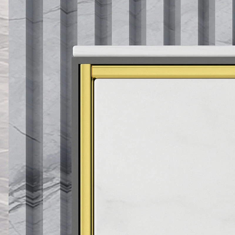 Glam Credenza Mobile Pietra Madia con Cassetti per Soggiorno Clearhalo