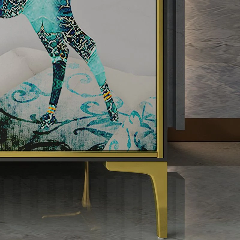Glam Credenza Mobile Pietra Madia con Cassetti per Soggiorno Clearhalo