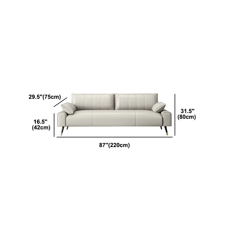 Glam Cuscini Cuscino Top Bracciolo Fermo Divano finta pelle standard Clearhalo