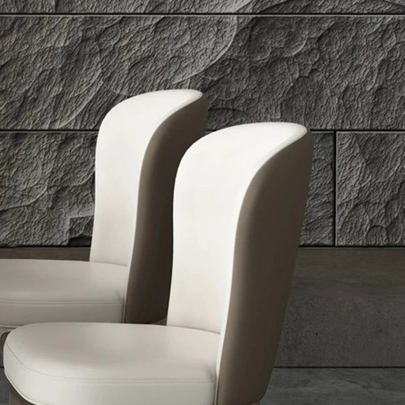 Glam Dining Chair Sedia da pranzo laterale senza braccioli da cucina cromo Clearhalo