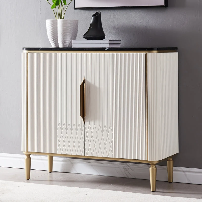 Glam Dining Server Server da buffet marmo con ante per sala da pranzo Clearhalo