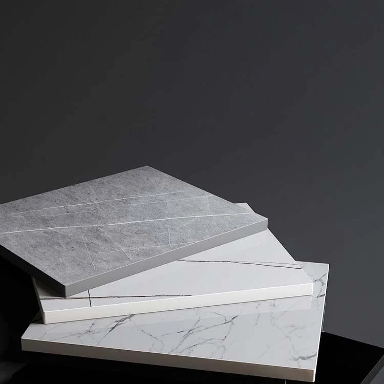 Glam Dining Tavolo pietra sinterizzata Tavolo da pranzo rettangolare per uso domestico Clearhalo