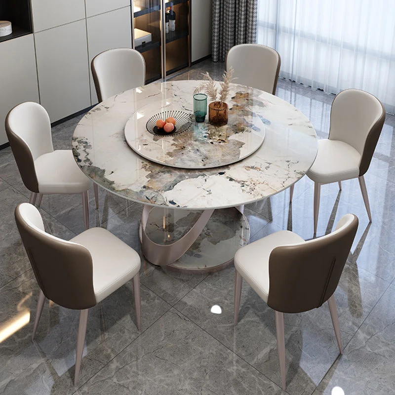 Glam Parsons Side Chair Sedia da pranzo per interni pelle con base metallo Clearhalo
