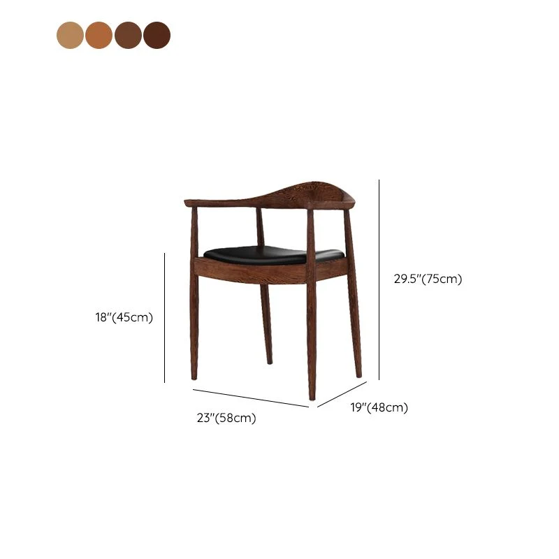 Glam Poltroncina imbottita Sedia da pranzo legno massello con schienale aperto Clearhalo