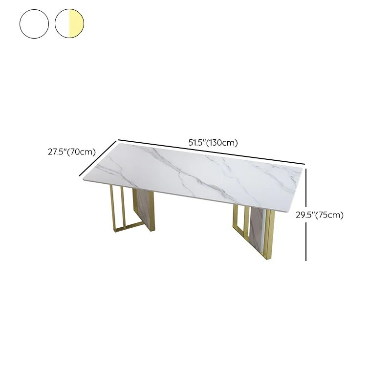 Glam Stone Furniture Tavolo da pranzo ad altezza standard da 1/5 pezzi con sedie Clearhalo