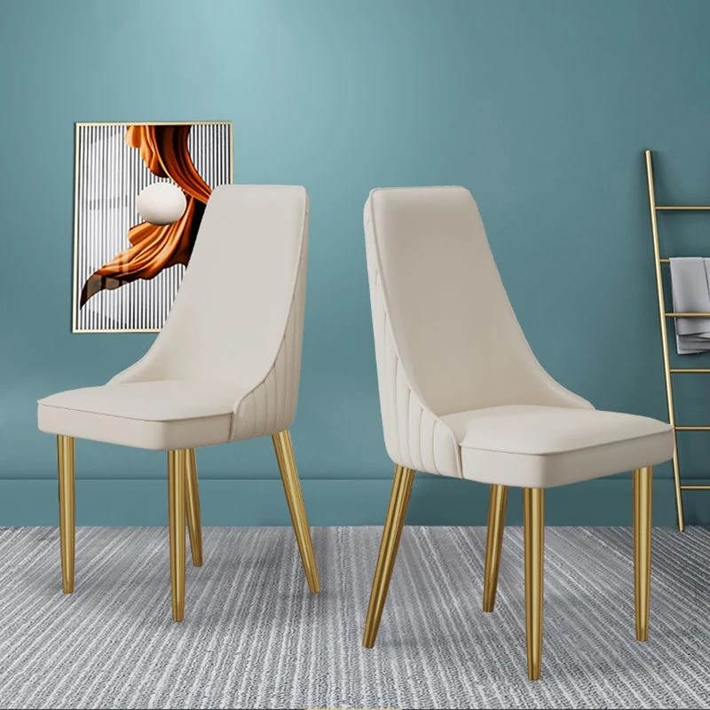 Home Glam Dining Side Chair Cucina Sedia imbottita ecopelle Clearhalo