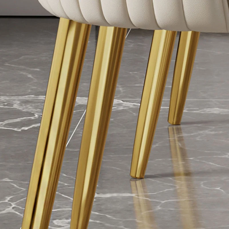 Home Glam Dining Side Chair Cucina Sedia imbottita ecopelle Clearhalo