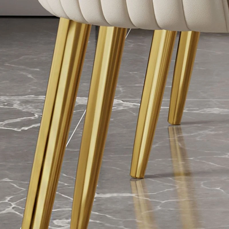 Home Glam Dining Side Chair Cucina Sedia imbottita ecopelle Clearhalo