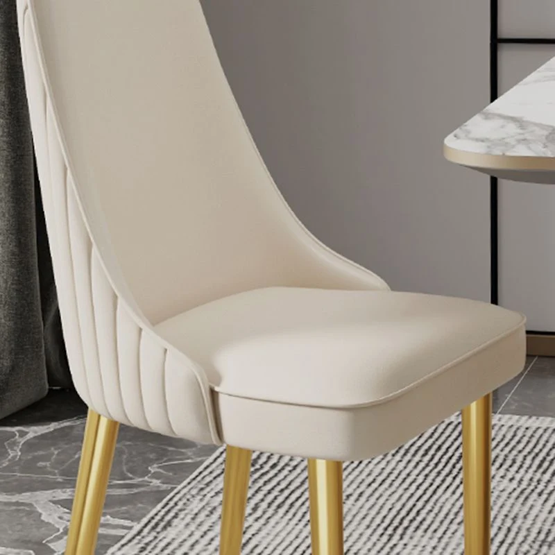 Home Glam Dining Side Chair Cucina Sedia imbottita ecopelle Clearhalo