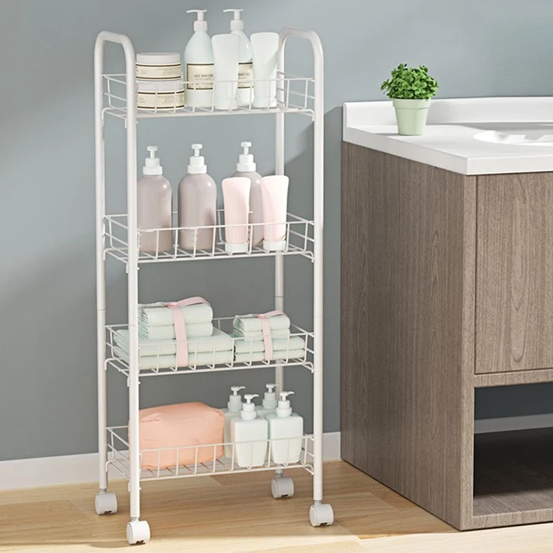Libreria da 27,9 cm W Libreria stile moderno con rotelle per la casa e la sala studio Clearhalo