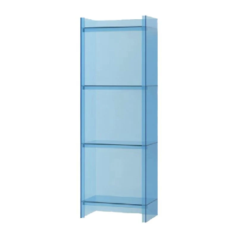Libreria acrilico stile glamour da 25,4 cm con retro chiuso, per ufficio e sala studio Clearhalo