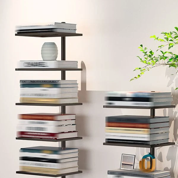Libreria con scaffale aperto stile moderno metallo Etagere per la casa Clearhalo