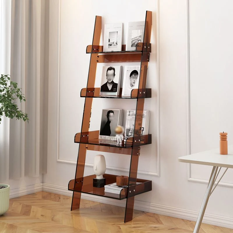 Libreria con scaffale stile scandinavo Libreria acrilico per ufficio e casa Clearhalo